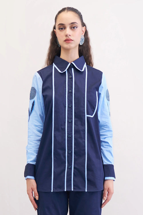 Navy Shery Shirt