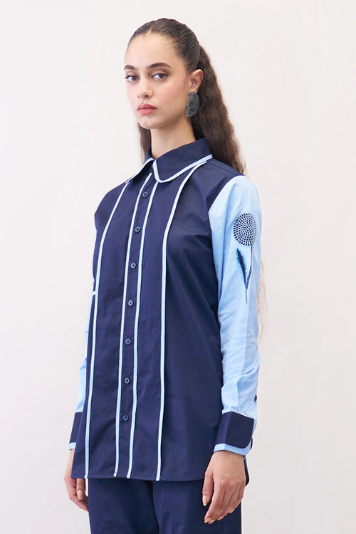 Navy Shery Shirt