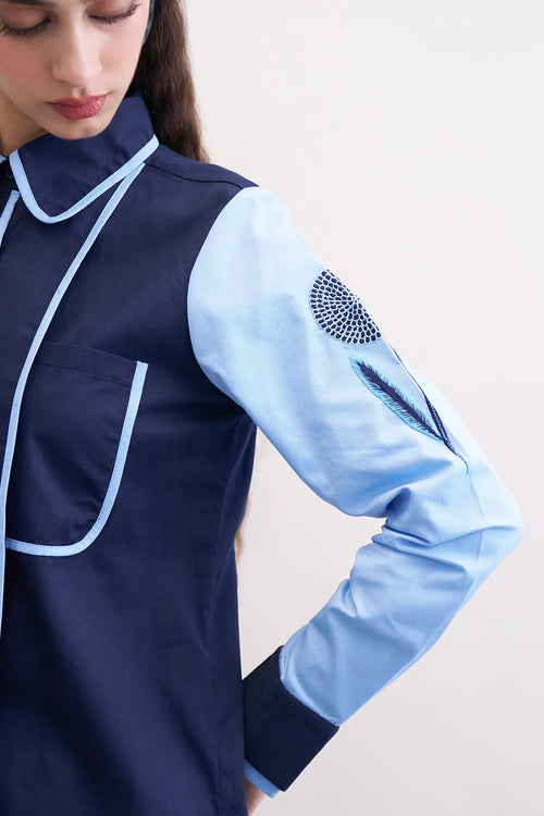 Navy Shery Shirt