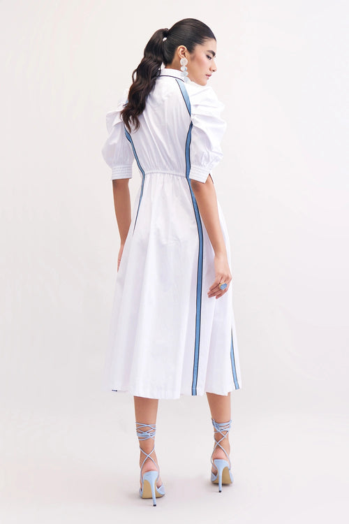White Bloomy Dress