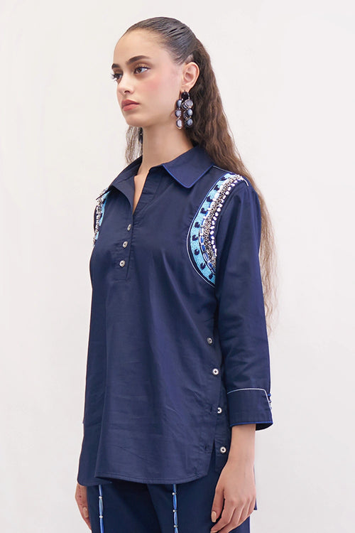 Navy Jolie Shirt