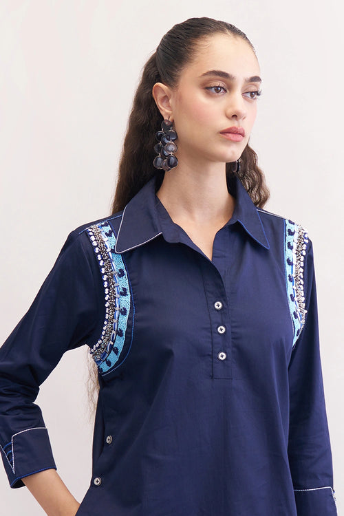 Navy Jolie Shirt