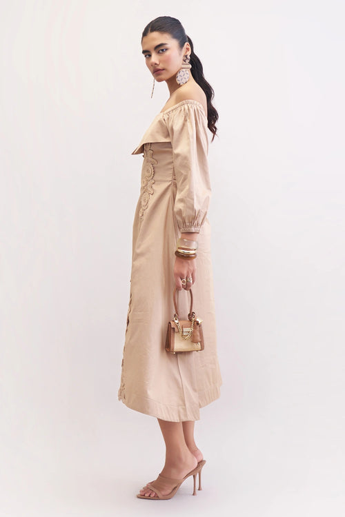 Khakhi Trista Dress