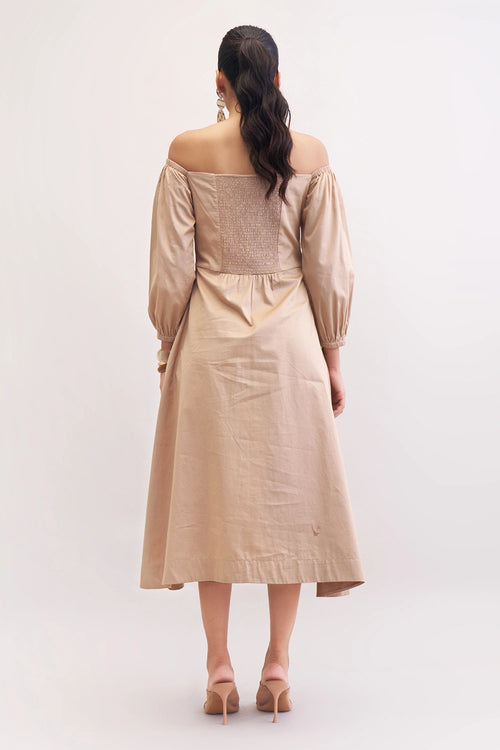 Khakhi Trista Dress