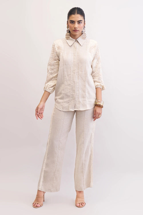 Neutral Cleopatra Co-ord Set