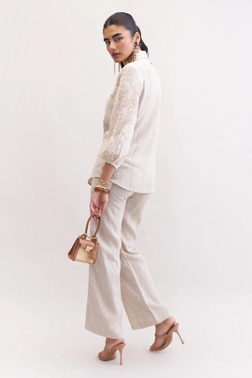 Neutral Cleopatra Co-ord Set