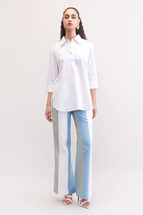 Stan Shirt And Colorblack Pants Set