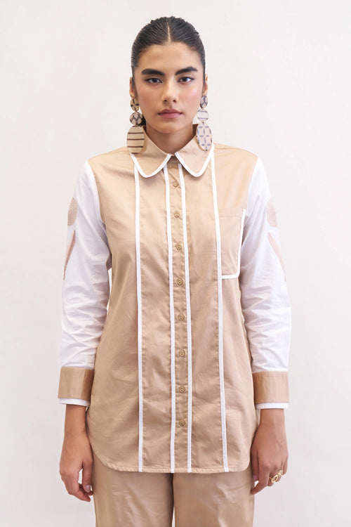 Khakhi Shery Shirt