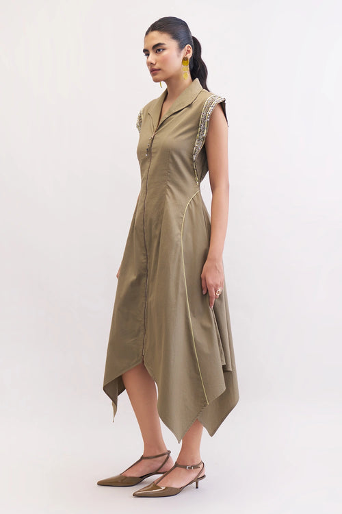 Mushroom Solitaire Dress
