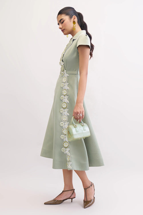 Light Olive Snowangel Dress