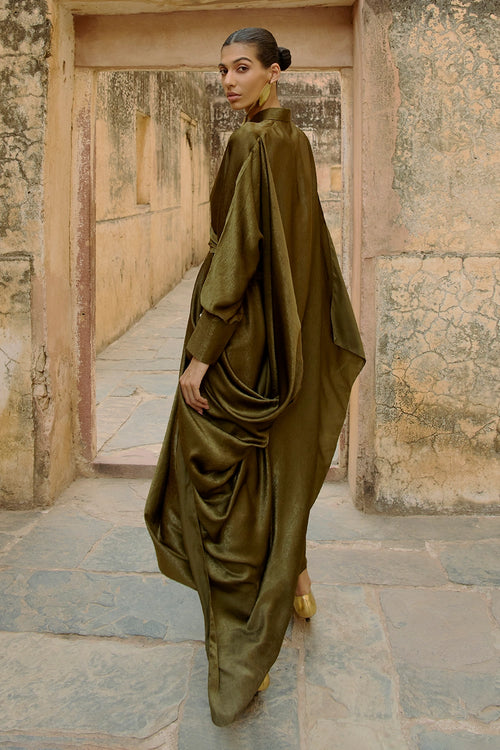 Olive Green Nyra Set