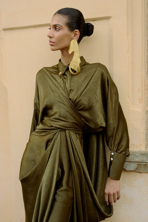 Olive Green Nyra Set