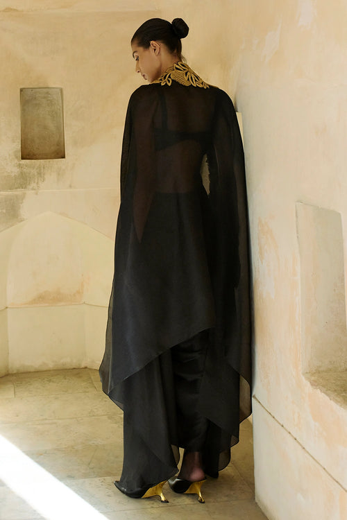 Black Gold Noira Cape Set 