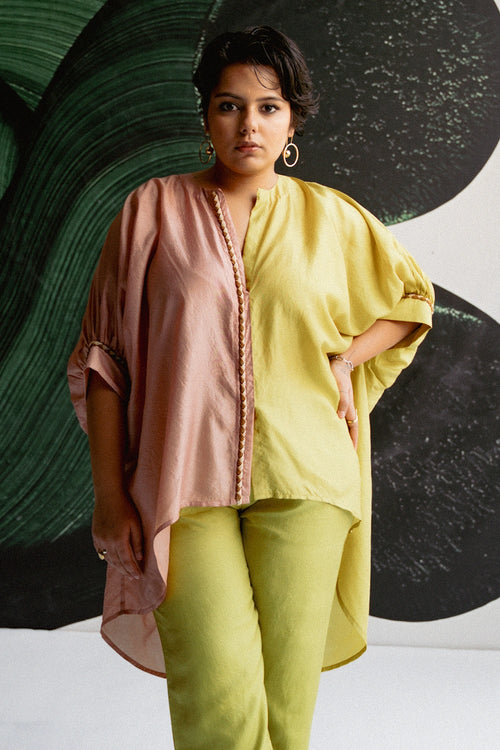 Half and Half Kurta Set