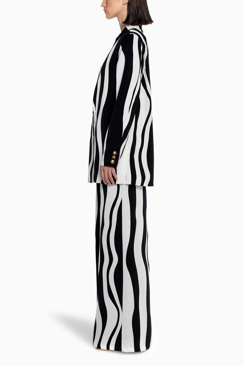 Fluid Graphic Oversized Suit