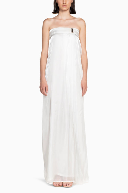 Fluid Organza Maxi Dress