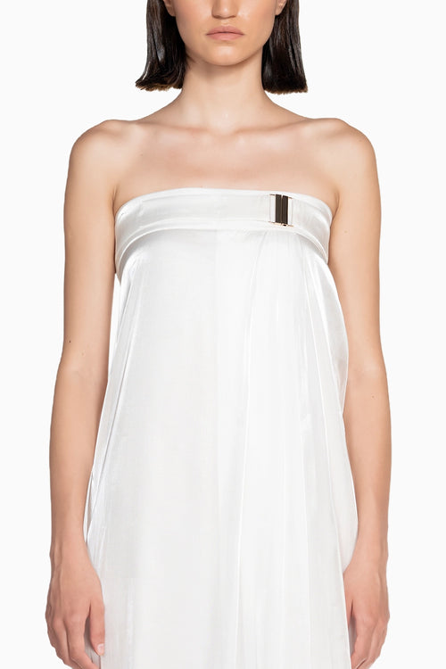 Fluid Organza Maxi Dress