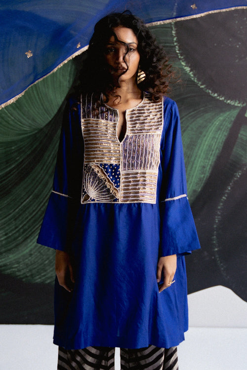 Blue Kurta Set