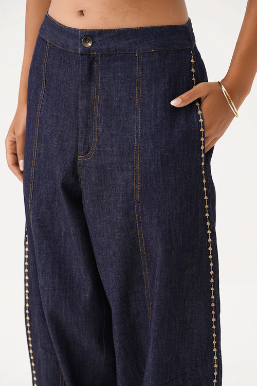 Blue  Sway Pant