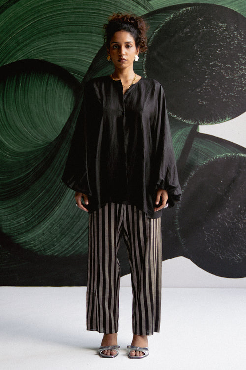 Black Stripes Co-ord Set