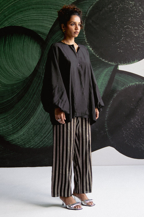 Black Stripes Co-ord Set