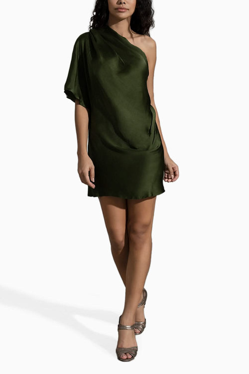 Alpas Dark Green Dress