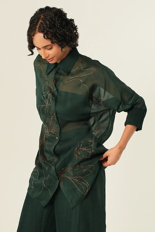 Forest Green Quirk Shirt