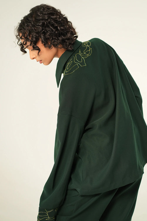 Forest Green Prism Shirt