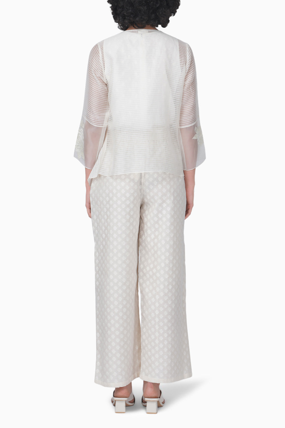 Bara Embroidered Double Layer Jacket and Pant