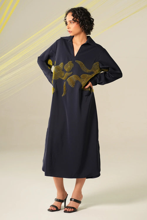 Blue Shoreline Dress