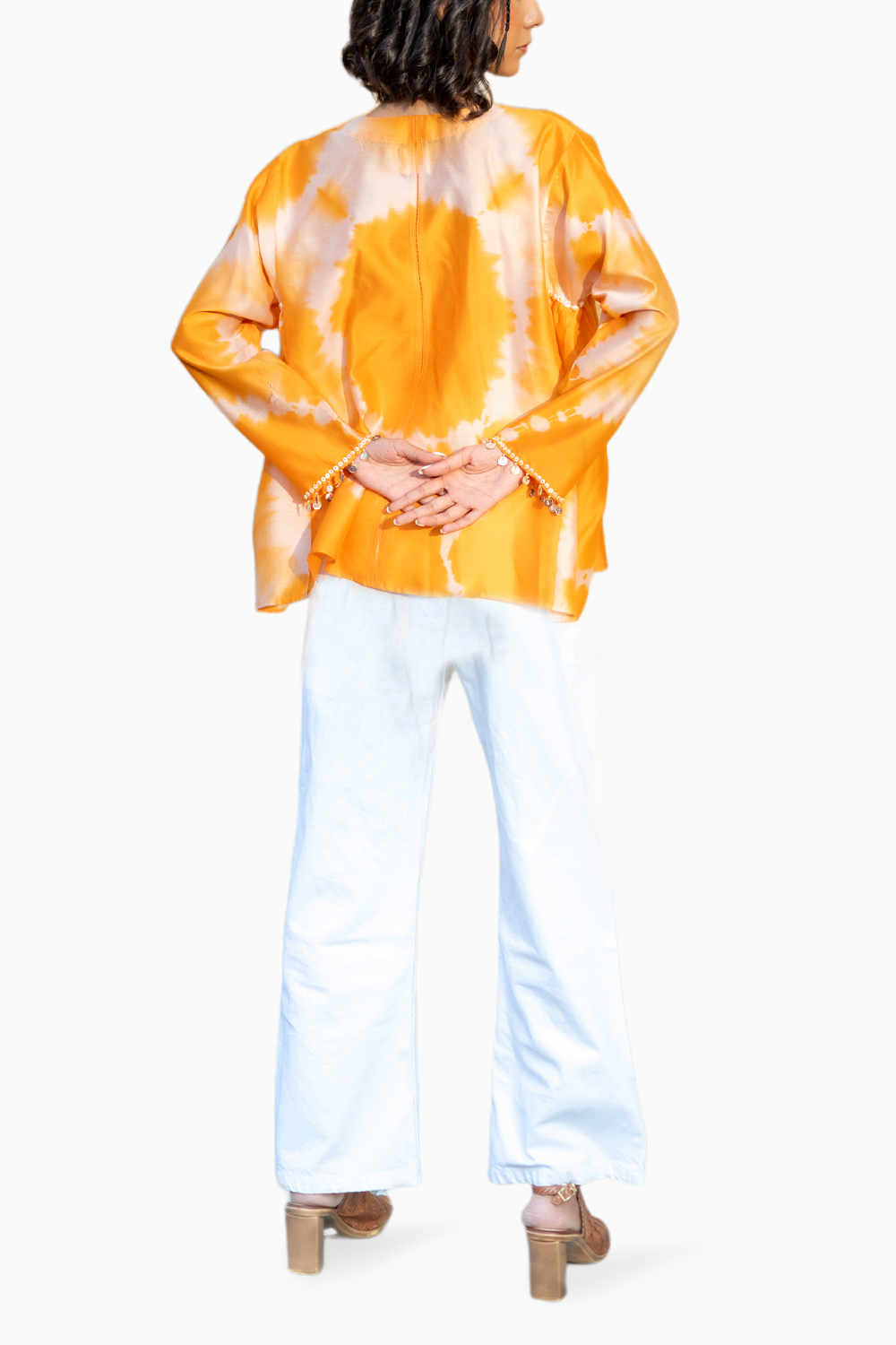 Tie Dye Orange Rogue Shirt