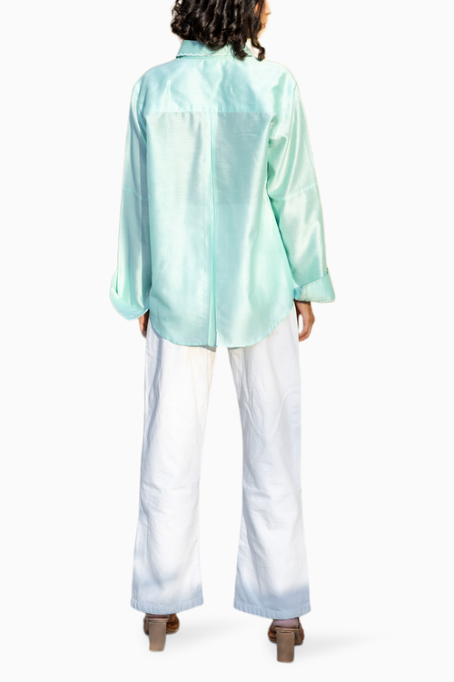 Mint Green Surfer Shirt