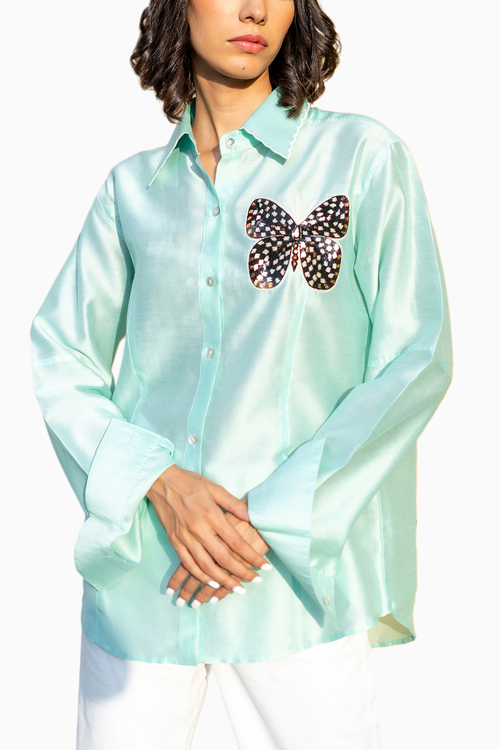 Mint Green Surfer Shirt