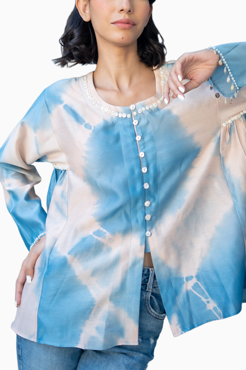 Tie Dye Blue Rogue Shirt