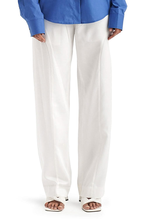 La Droite Off-white Panelled Pants
