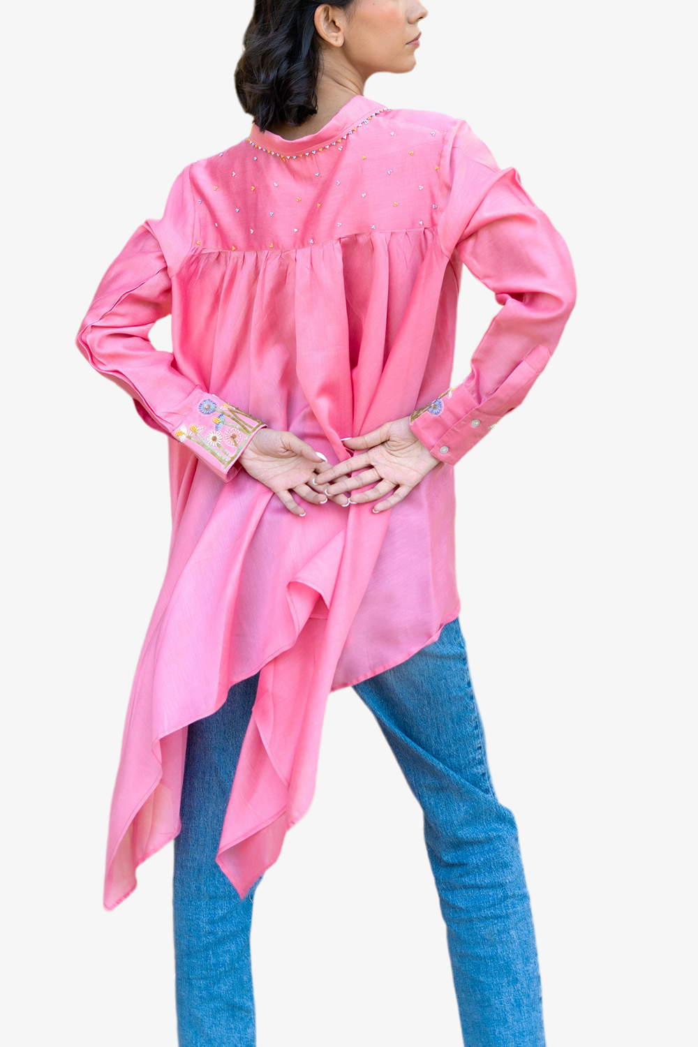 Bubblegum Pink Quill Shirt