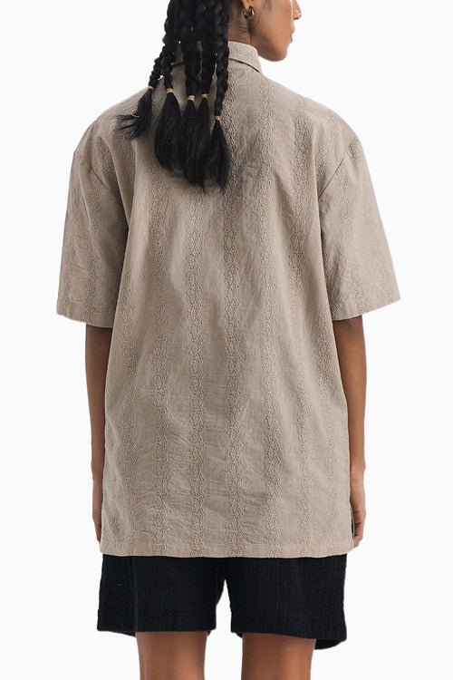 La Vigne Kantha Embroidery Shirt