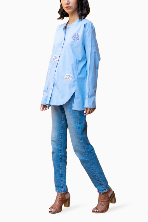 Cloud Blue Jean Shirt