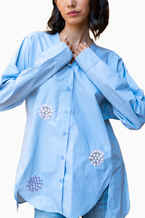 Cloud Blue Jean Shirt