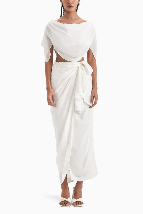 Mon Chou Draped Skirt - Top Co-ord Set