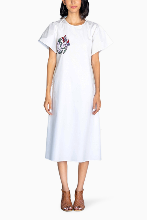 White Emily Dress