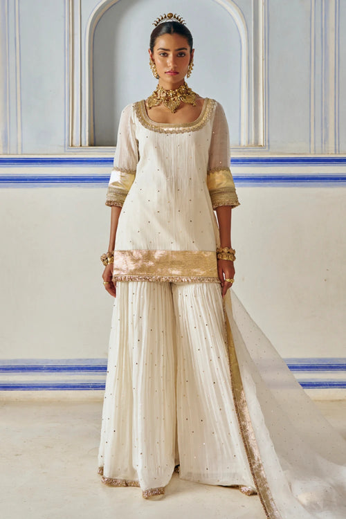 Ivory Straight Sharara