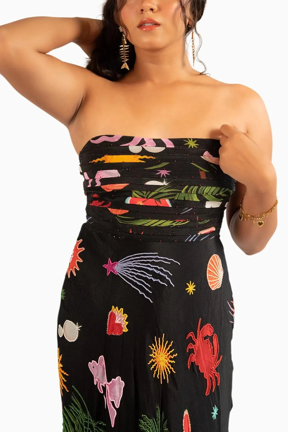 Marine Tube Maxi Dress