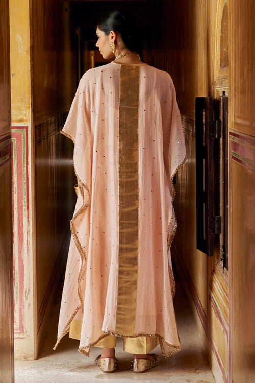 Vintage Blush Center Line Kaaftan with Pant
