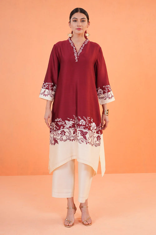 Maroon Eternal Suit Set