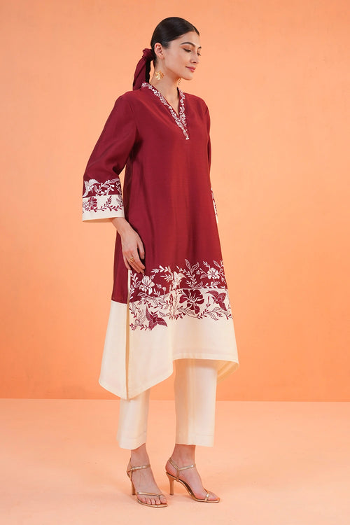 Maroon Eternal Suit Set