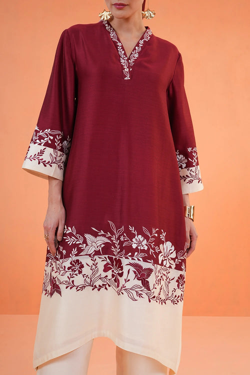 Maroon Eternal Suit Set