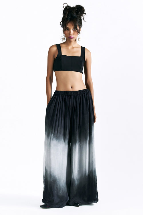 Charcoal Wide Leg Trousers