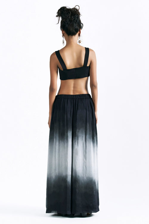 Charcoal Wide Leg Trousers