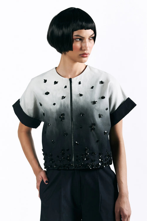 Midnight Wash Kimono Top